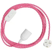 Creative Cables Snakebis Twisted E27 Lampeholder Med Ledning