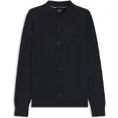BOSS Cardigan i ny uld med polokrave