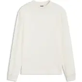 BOSS Langærmet T-shirt i bomuld med rullekrave