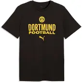 Puma Borussia Dortmund ftblCulture Tee Men, Sports, Black/Faster Yellow, XS