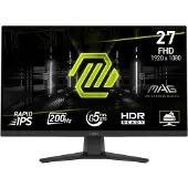 MSI MAG 272F - LED-skærm - 27 - 1920 x 1080 Full HD (1080p) @ 200 Hz - Fast IPS - 300 cd/m² - 1000:1 - 0.5 ms - HDMI, DisplayPort