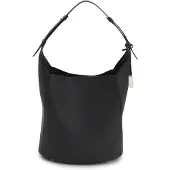 BOSS Bucket bag i læder med dobbelt B-monogramplakette