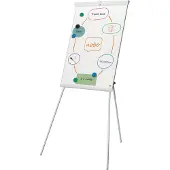 Nobo Premium Plus flipover med stativ og magnetisk whiteboardtavle i stål Hvid