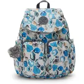 Kipling Rygsæk 'City Pocket S' azur / kobber / sølvgrå / offwhite