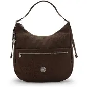 Kipling Skuldertaske 'Khloe Leo' mørkebrun
