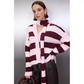 Trendyol Cardigan cyclam / lyserød