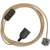 Creative Cables Snakebis Twisted E14 Lampeholder Med Ledning