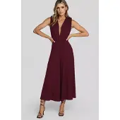 Madnezz House Jumpsuit vinrød