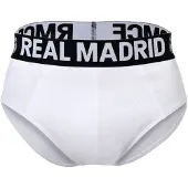 Real Madrid Slip lysegrå / sort / hvid