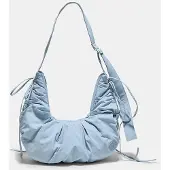 Stradivarius Skuldertaske I Rynket Stof 0-040 Os