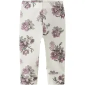 Name it Leggins - Uld - NbfWillitus - Snow White/Flower Bouquet - - 68 - Leggings - Uld