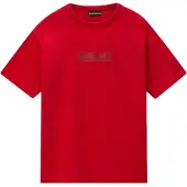 Napapijri New Box Logo T-shirt Med Korte ærmer