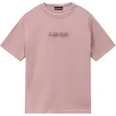 Napapijri New Box Logo T-shirt Med Korte ærmer