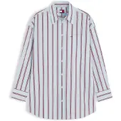 Tommy Hilfiger Bluse 'Essential' lyseblå / lilla / rød
