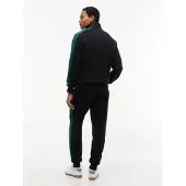 Tommy Hilfiger Joggingdragt 'ESS' jade / sort