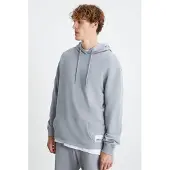 Grimelange Sweatshirt 'HELDER' røggrå