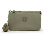 Kipling Kosmetiktaske 'Creativity L' oliven / grøn-meleret
