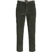 Jack & Jones Lærredsbukser 'JPSTACE' mørkegrøn