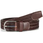 Howard London Bælte 'Howard Braided Stretch Belt Asher Brown' brun