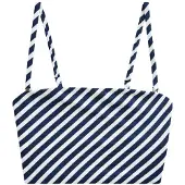 Next Bikinioverdel navy / hvid