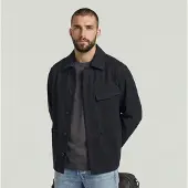 G-Star Flannel Chore Jacket - Medium blue - Men