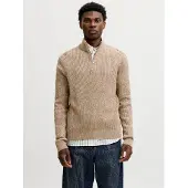Jack & Jones Pullover 'JJPANNEL' lysebrun