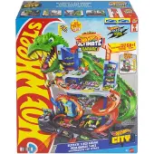 Hot Wheels Ultimate T-rex City Garage Spor