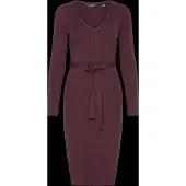 Vero moda Maternity Strikkjole 'VMMSaba' vinrød