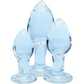 Vuxen Utopian Trinity Glass Anal Plug Set