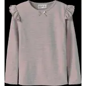 Name it Bluse - Uld - NmfWyla - Violet Ice - - 5 år (110) - Bluse
