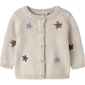 Name it Cardigan - Strik - NbfNanny - Peyote Melange - - 74 - Cardigan