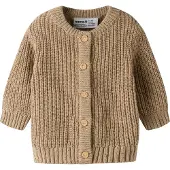 Name it Cardigan - Strik - NbmNorman - Sesame - - 74 - Cardigan
