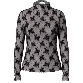 Pieces Pcvio Mesh Top Med Lange Ærmer