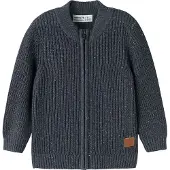 Name It Mini Cardigan - Strik - NmmNorman - Ombre Blue - - 5 år (110) - Cardigan