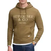 Superdry Sweatshirt '1954 Company' creme / umbra