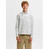 Jack & Jones Skjorte - Jorfrederiksberg - Snow White/STRIPES - - 14 år (164) - Skjorte