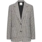 Ichi Blazer mørkegrå / hvid