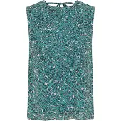 Kaffe Bluse 'Bella' turkis / sort / hvid