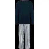 Tommy Hilfiger Underwear Pyjamas lang navy / safir / lyseblå / cappuccino