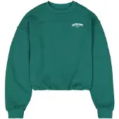 Garcia Sweatshirt mørkegrøn / hvid