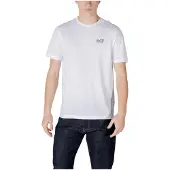 Emporio Armani EA7til mænd. 7M000567_AF10375 T-shirt AF10375-7M000567 hvid (L), Casual, Bomuld, Korte ærmer