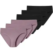 Schiesser Slip lilla / sort