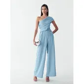 BWLDR Jumpsuit 'Daisie' azur