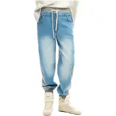 Desigual Bukser blue denim / grå-meleret