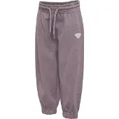 Hummel Bukser - HmlMini - Loose - Gray Ridge m. Glitter - - 74 - Bukser - Bomuld