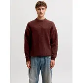 Jack & Jones Ensfarvet Striktrøje