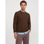 Jack & Jones Ensfarvet Striktrøje