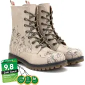 Goby Snørestøvletter 'MAT146' beige