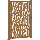 Super Merchant Havelåge 105x155 cm Rustfrit stål Sporemønster