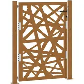 vidaXL Havelåge 105x130 cm rustfrit stål let konstruktion